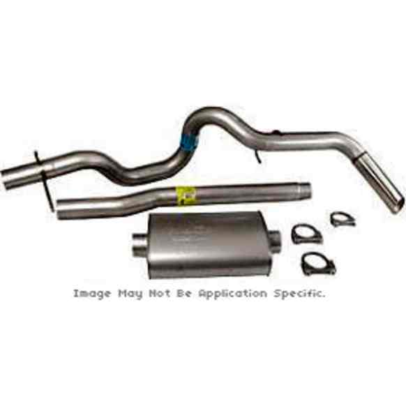 89006 Manifold-Back Exhaust System, Made of Aluminized Steel, Dual Performance Series
