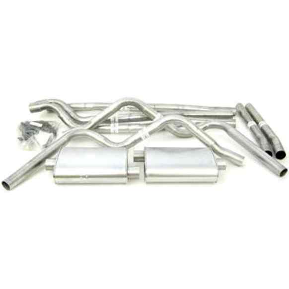 89024 Header-Back Exhaust System, Made of Aluminized Steel, Thrush Series
