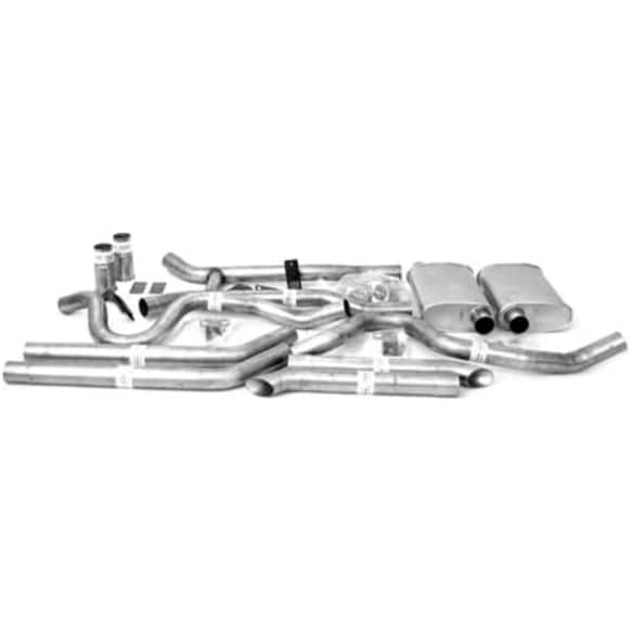 89027 Header-Back Exhaust System, Made of Aluminized Steel, Thrush Series