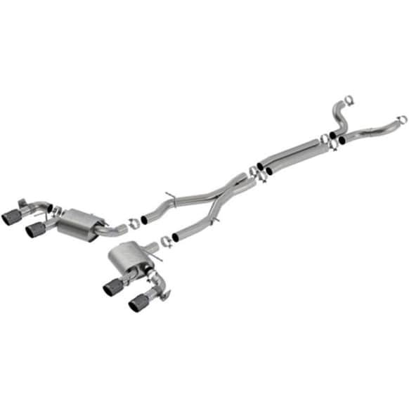 140727CFBA Cat-Back Exhaust System, 6.2L, 8Cyl, Made of Stainless Steel, ATAK Series