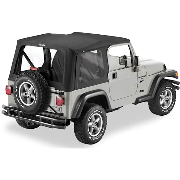 51127-15 Replace-A-Top Soft Top - Without Frame (Requires Factory Frame) Black Denim