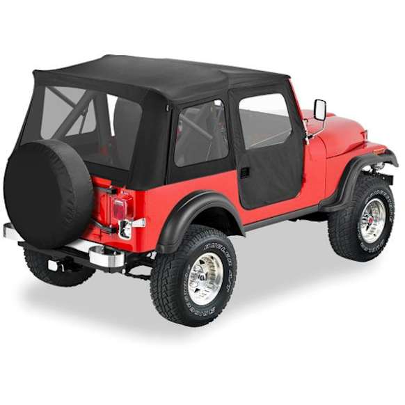 51595-01 Supertop Soft Top - With Frame (Frame Included) Black