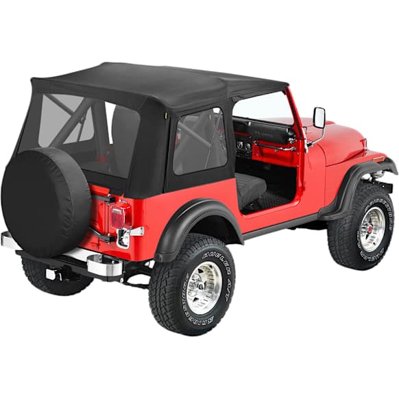 51599-01 Supertop Soft Top - With Frame (Frame Included) Black