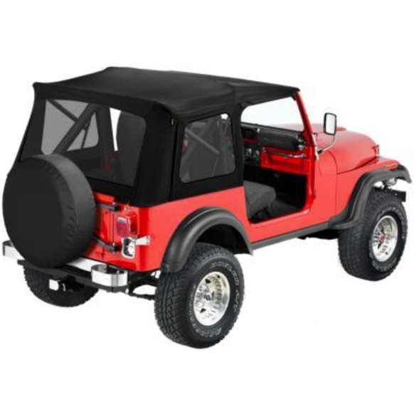 51599-15 Supertop Soft Top - With Frame (Frame Included) Black Denim