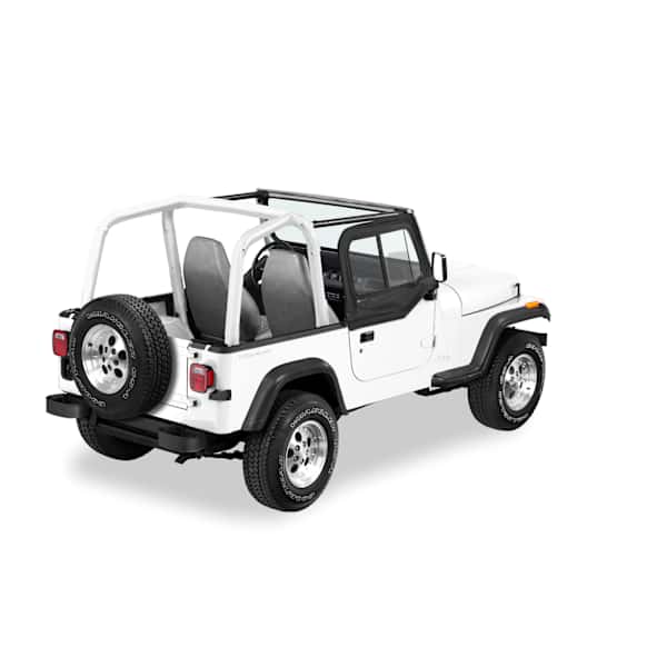 51786-15 Half Door - Black Denim, Direct Fit, Set of 2
