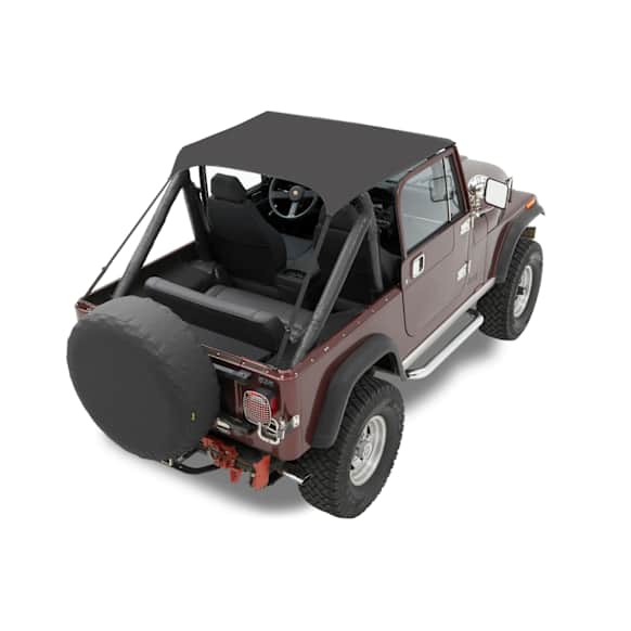 1960 Jeep CJ6 - Traditional Bikini Top Black