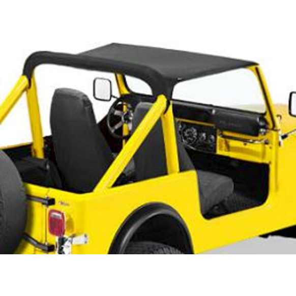 1994 Jeep Wrangler - Strapless Standard Targa Style Bikini Top Black Denim