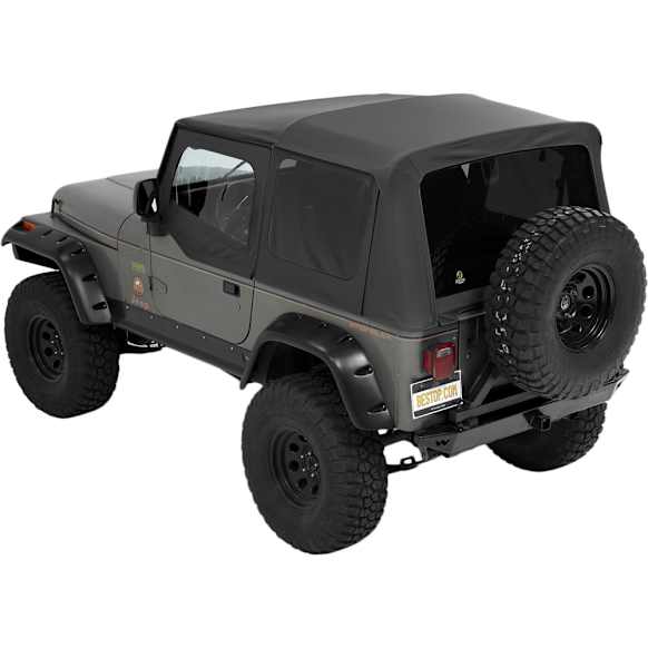 54601-15 Supertop NX Soft Top - With Frame (Frame Included) Black Denim