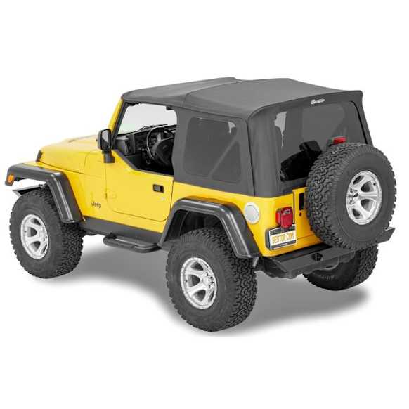 54720-15 Supertop NX Soft Top - With Frame (Frame Included) Black Denim