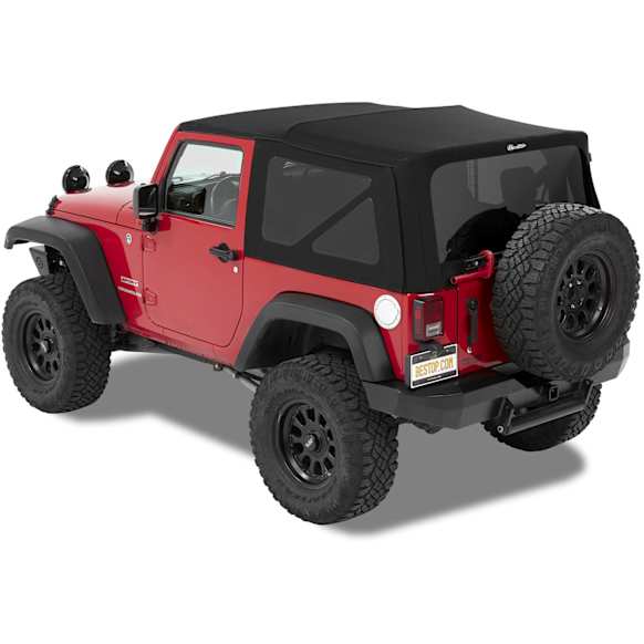 54822-17 Supertop NX Soft Top - With Frame (Frame Included) Black twill