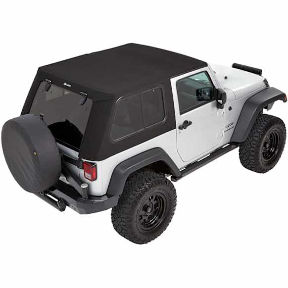 54862-17 Trektop Pro Hybrid Fastback Soft Top - Frameless Design Black