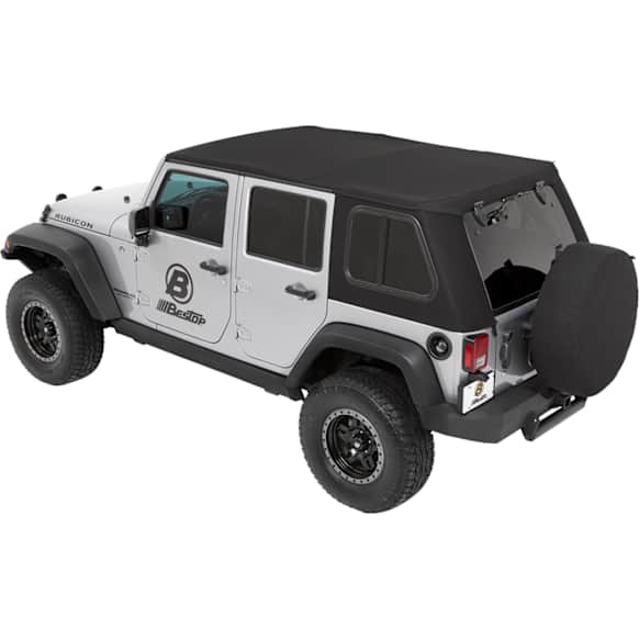 54863-17 Trektop Pro Hybrid Fastback Soft Top - Frameless Design Black
