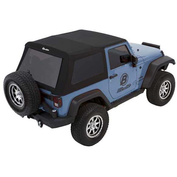 54922-35 Trektop Glide FastBack  Soft Top - With Frame (Frame Included) Black diamond