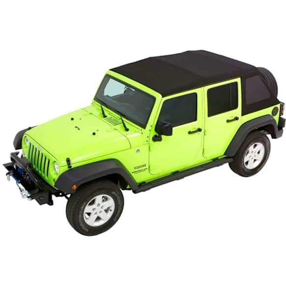 54923-35 Trektop Glide FastBack  Soft Top - With Frame (Frame Included) Black diamond