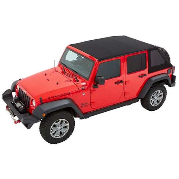 56853-35 Trektop Fastback Soft Top - With Frame (Frame Included) Black diamond