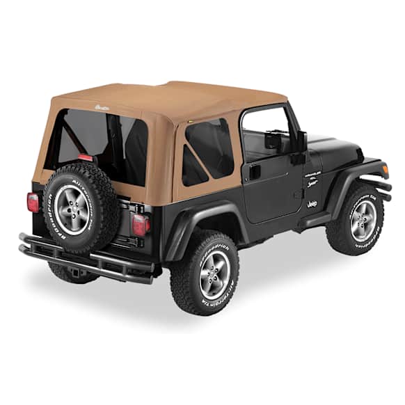 2002 Jeep Wrangler - Replace-A-Top, Soft Top, Spice, Without Frame (Requires Factory Frame), TJ Body; No Door Skins Included; For OEM Soft Top Hardware, Heavy Duty SailCloth