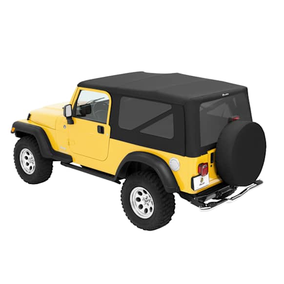 79140-35 Replace-A-Top Soft Top - Without Frame (Requires Factory Frame) Black diamond