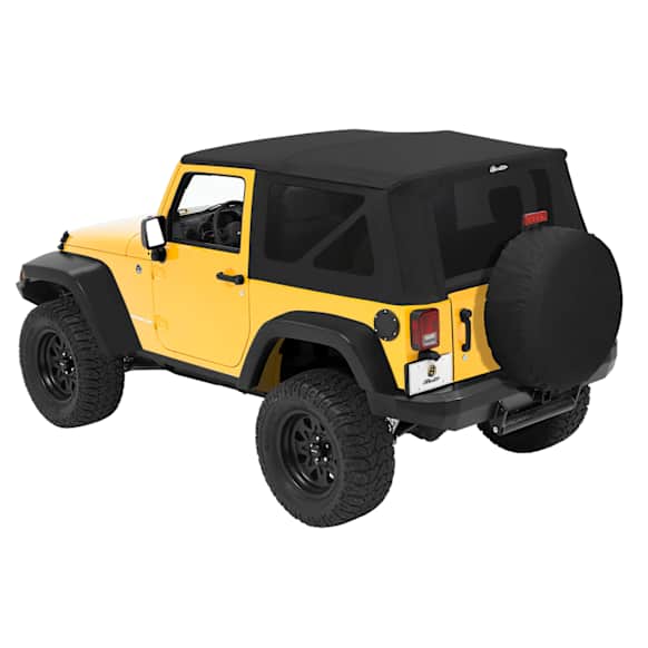79146-35 Replace-A-Top Soft Top - Without Frame (Requires Factory Frame) Black diamond