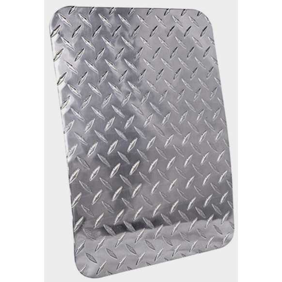 DZ1800 Mud Flaps, Diamond brite, Aluminum