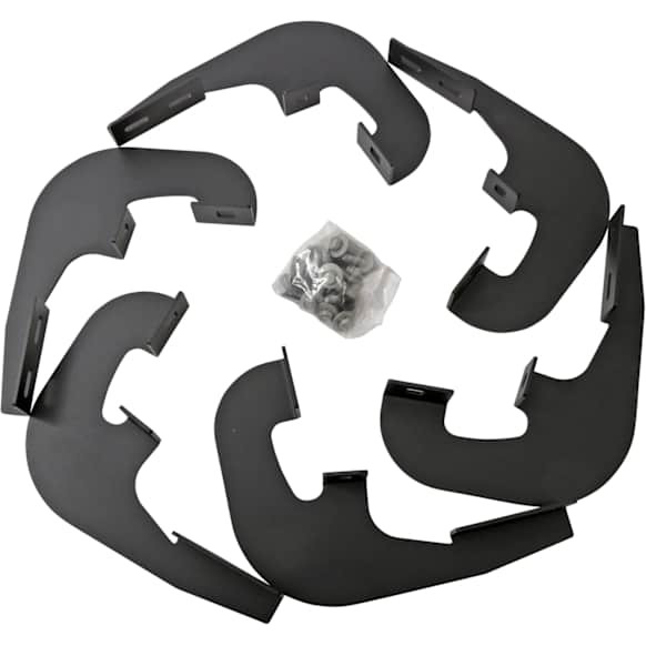 2020 Chevrolet Silverado 2500 HD - Running Board Mounting Kit - Textured Black, Steel, Custom Fit, Kit