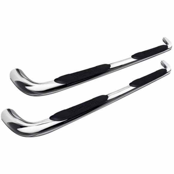 DZ373533 Stainless Steel Series Nerf Bars Polished, Covers Cab Length - Set of 2