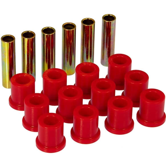 6-1002 Leaf Spring Bushing - Red, Polyurethane, Direct Fit, Kit