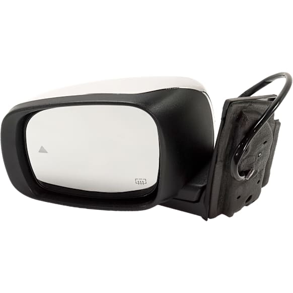 2014 Chrysler Town & Country Touring - Driver Side Mirror, Power Adjust, Heated, Chrome, Manual Folding, In-housing Signal Light, With Blind Spot Detection in Glass, No Memory, No Puddle Light, No Auto-Dimming