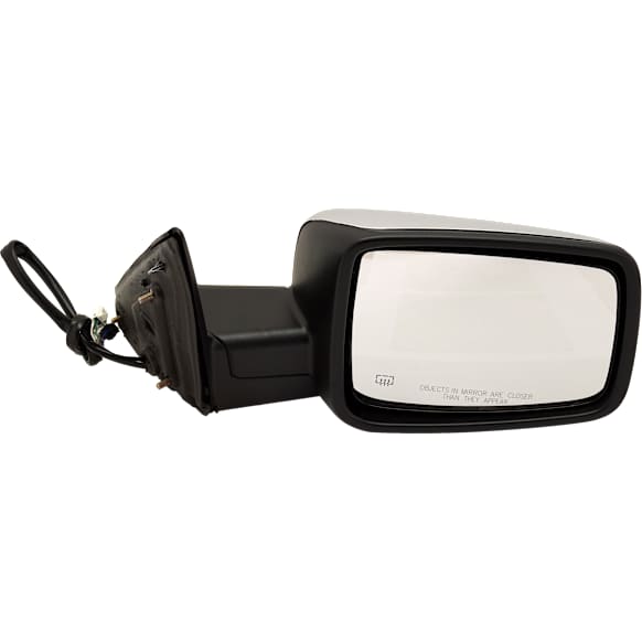 Passenger Side Mirror, Non-Towing, Power, Manual Folding, Heated, Chrome, In-housing Signal Light, With memory, With Puddle Light, No Auto-Dimming, No Blind Spot Feature