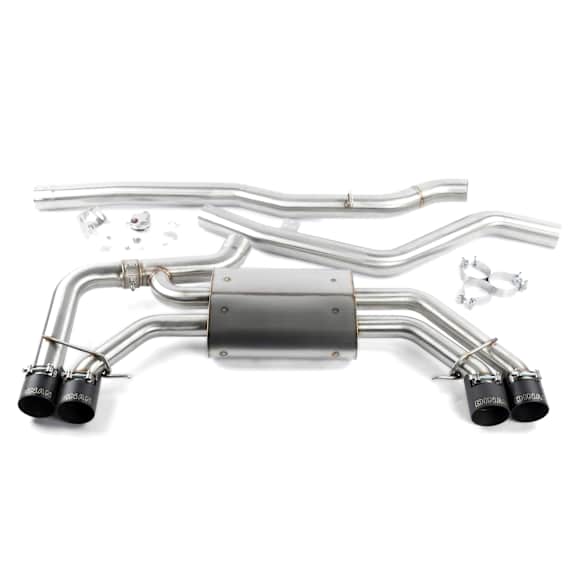 D660-0099-BLK Cat-Back Exhaust System, 3.0L, 6Cyl, Made of Stainless Steel, Performance Series