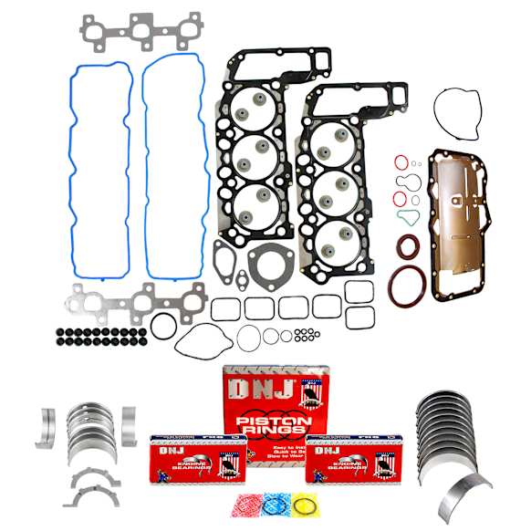 2012 Jeep Liberty - Engine Rebuild Kit, 6 Cyl 3.7L, VIN K, SOHC Engine, 12 Valve, With Plastic Valve Covers
