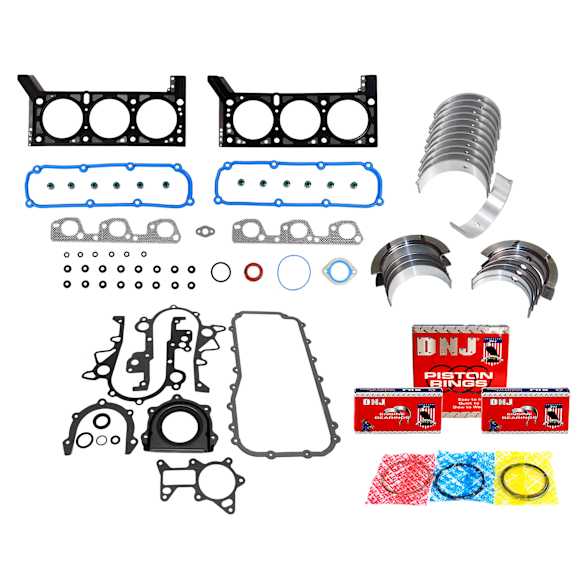 2007 Jeep Wrangler - Engine Rebuild Kit, 6 Cyl 3.8L, Eng. VIN: 1, OHV, 12 Valve, Without Int. Gaskets