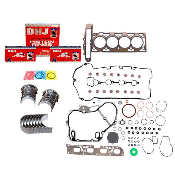 2009 Chevrolet Malibu - Engine Rebuild Kit, 4 Cyl 2.4L, DOHC, ELECTRIC/GAS, With Ecotec Engine, 16 Valve, With 2.5mm Oil Rings