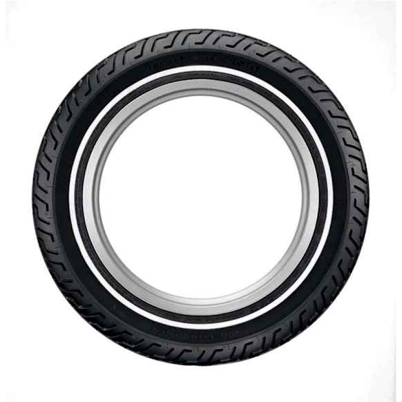 45006206 D402 Front Tire - MH90-21 M/C 54H TL - Medium Whitewall