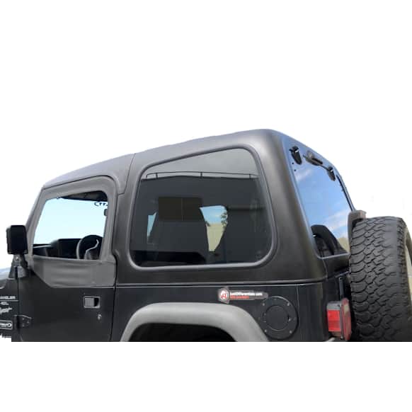 2005 Jeep Wrangler - Hardtop - Black, Fiberglass, Direct Fit, Set of 2