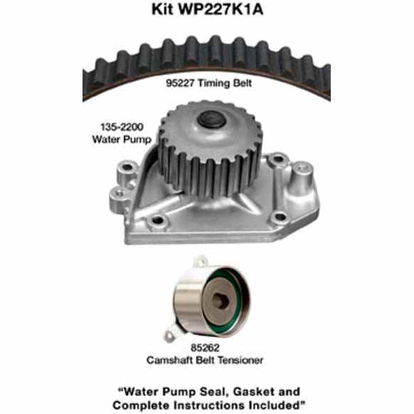 WP227K1A Timing Belt Kit, Water Pump Included