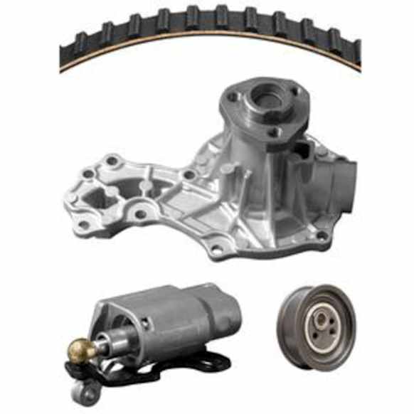 1999 Volkswagen Cabrio - Timing Belt Kit, With Single Side V-Ribbed Belt, Water Pump Included, 2.0L 4Cyl