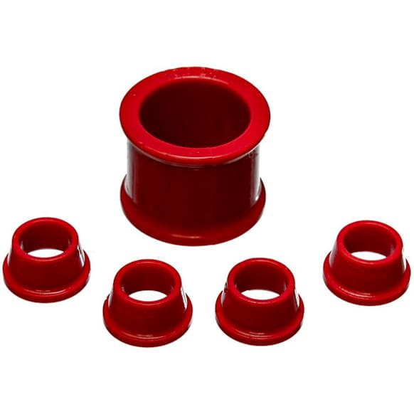 1991 Honda CRX - Steering Rack Bushing, Power Steering, Red, Polyurethane, Kit