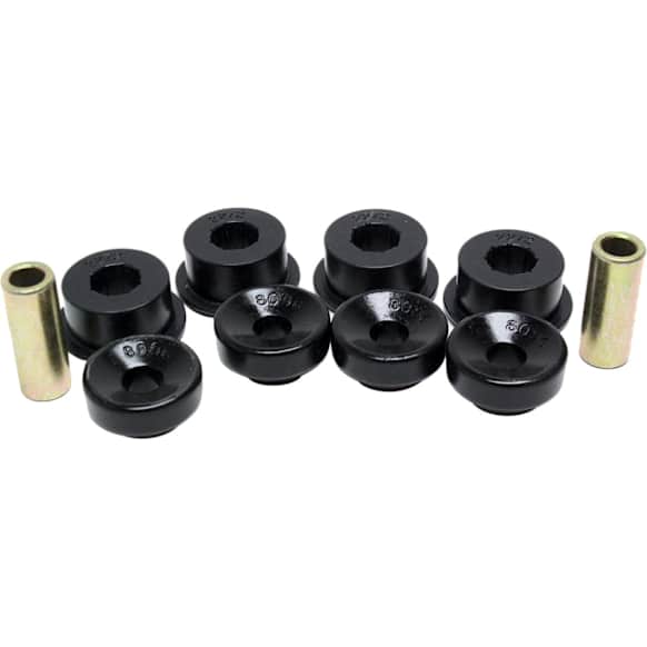 16.8102G Shock Bushing - Black, Polyurethane, 2-Piece, Direct Fit, Set of 4