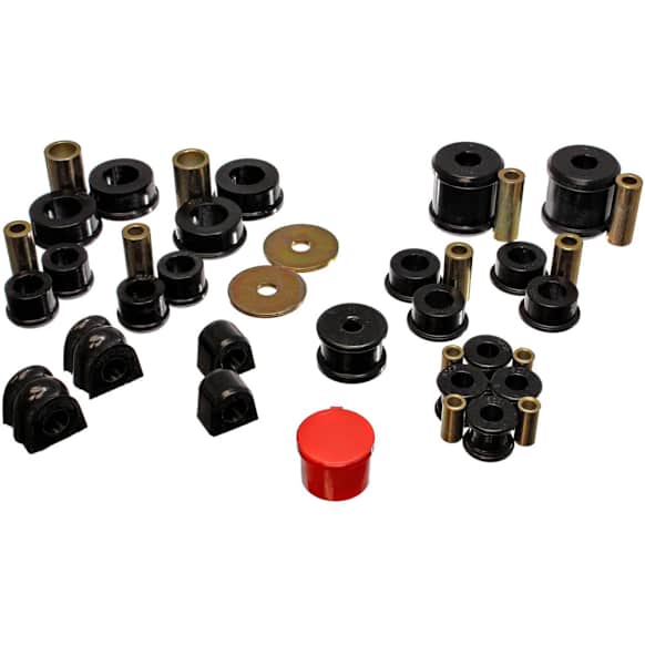 19.18101G Master Bushing Kit - Black, Polyurethane, Direct Fit, Kit