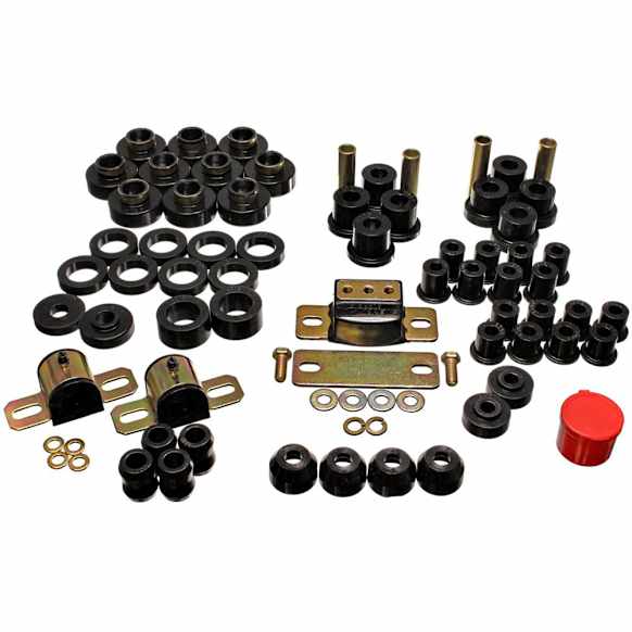 2.18102G Master Bushing Kit - Black, Polyurethane, Direct Fit, Kit