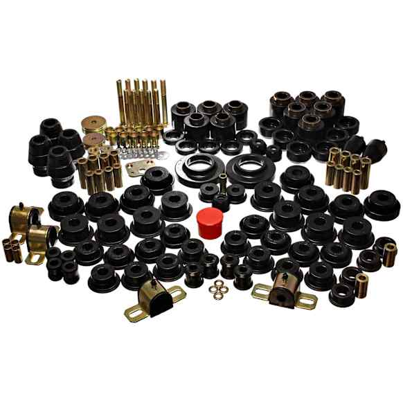 2.18106G Master Bushing Kit - Black, Polyurethane, Direct Fit, Kit