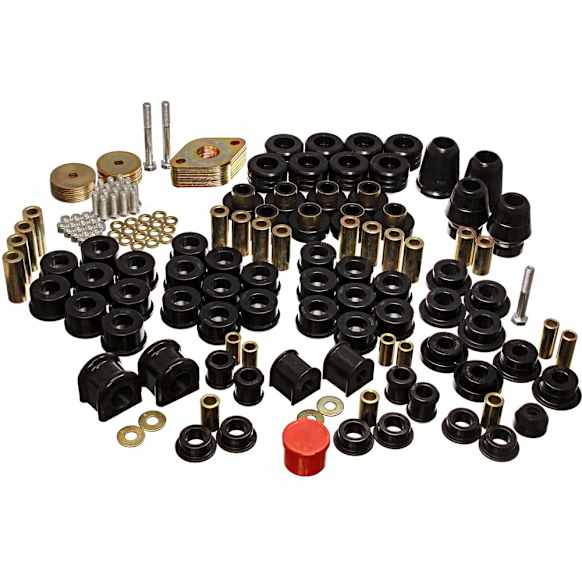 2.18109G Master Bushing Kit - Black, Polyurethane, Direct Fit
