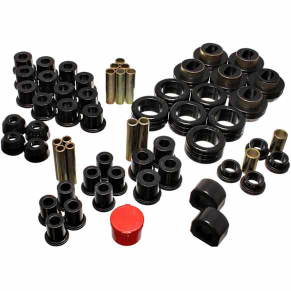 3.18102G Master Bushing Kit - Black, Polyurethane, Direct Fit, Kit