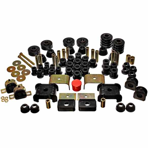 3.18104G Master Bushing Kit - Black, Polyurethane, Direct Fit, Kit