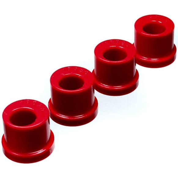 1984 Mercury Capri - Steering Rack Bushing, Offset; For Lowered Vehicles Only; Made On or After 10/1/1984, Red, Polyurethane, Kit