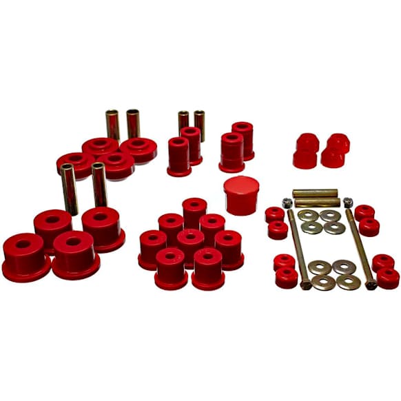 1973 Ford Mustang - Master Bushing Kit - Red, Polyurethane, Direct Fit, Kit
