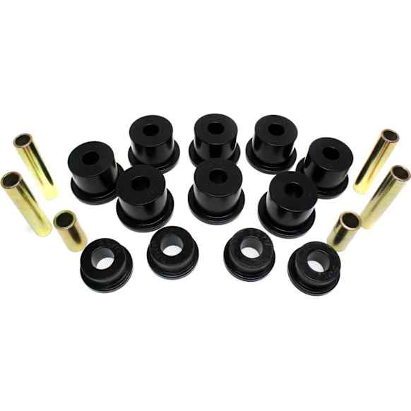 4.2121G Leaf Spring Bushing - Black, Polyurethane, Direct Fit, 2-spring-and-shackle set
