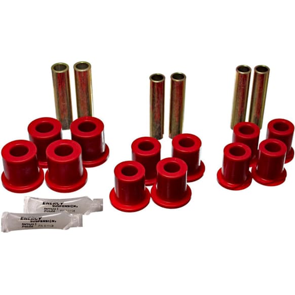 1996 Ford F-150 - Rear Leaf Spring Bushing, 4WD, With Molded-In Frame Shackle Bushing, 2-spring-and-shackle set