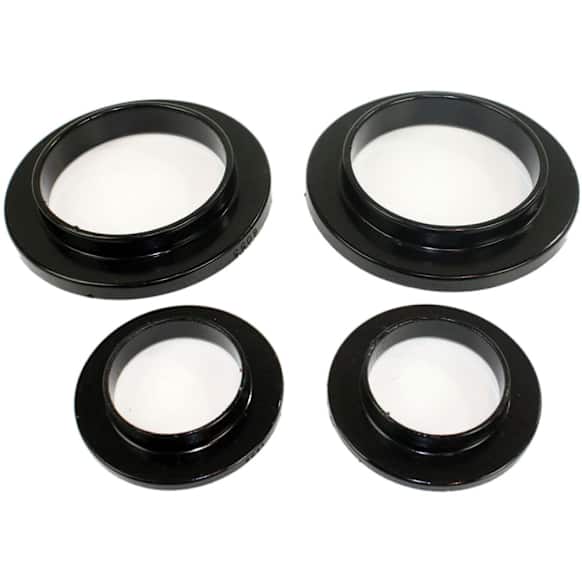 4.6101G Coil Spring Insulator - Black, Polyurethane, Direct Fit, Set of 4