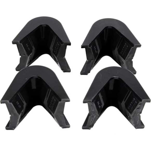 4.7102G Radius Arm Bushing - Black, Polyurethane, Direct Fit, Set of 4